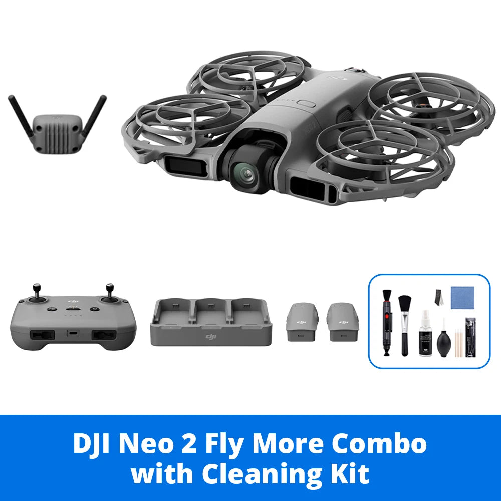 DJI Neo 2 Fly More Combo 4K Camera Drone Reliable Autonomous Tracking