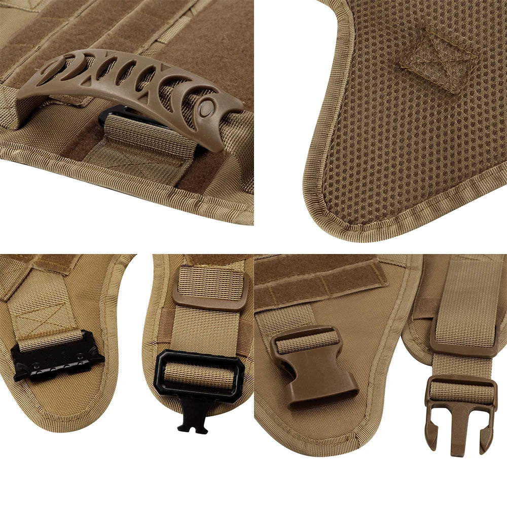 PetraVel Padded Nylon Dog Walking Harness And Leash Set