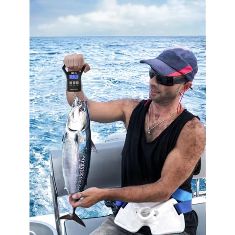 Digital Portable Fishing Weight Scale With Hook And Display