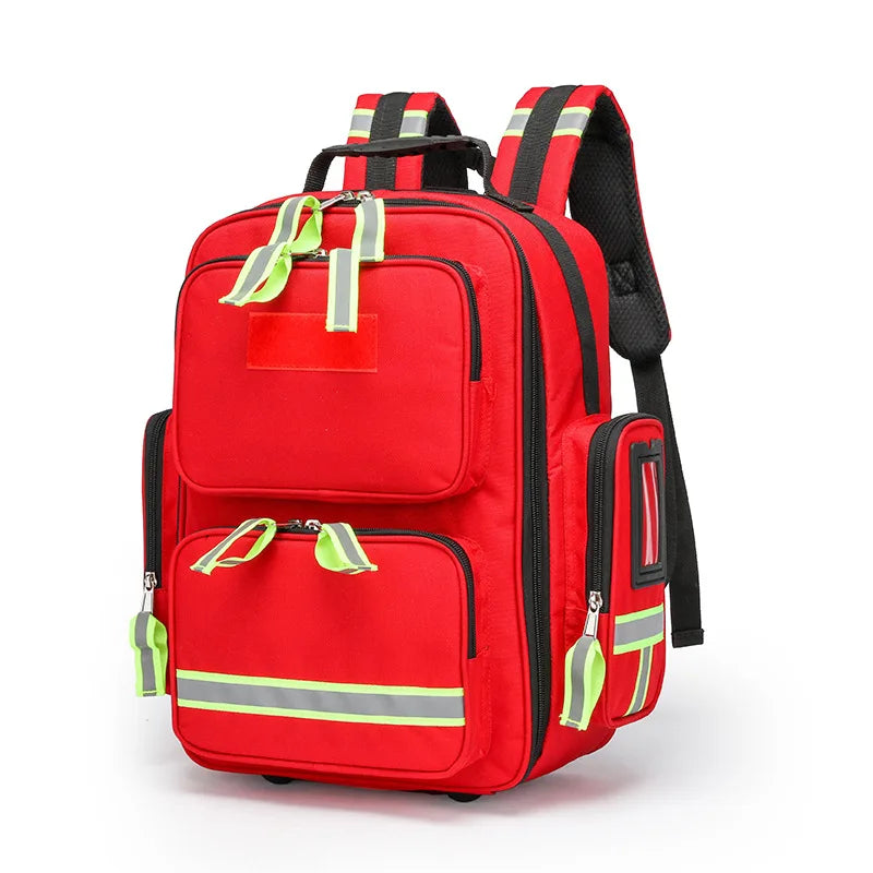 Outdoor Medical First Aid Backpack For Camping Survival And Rescue