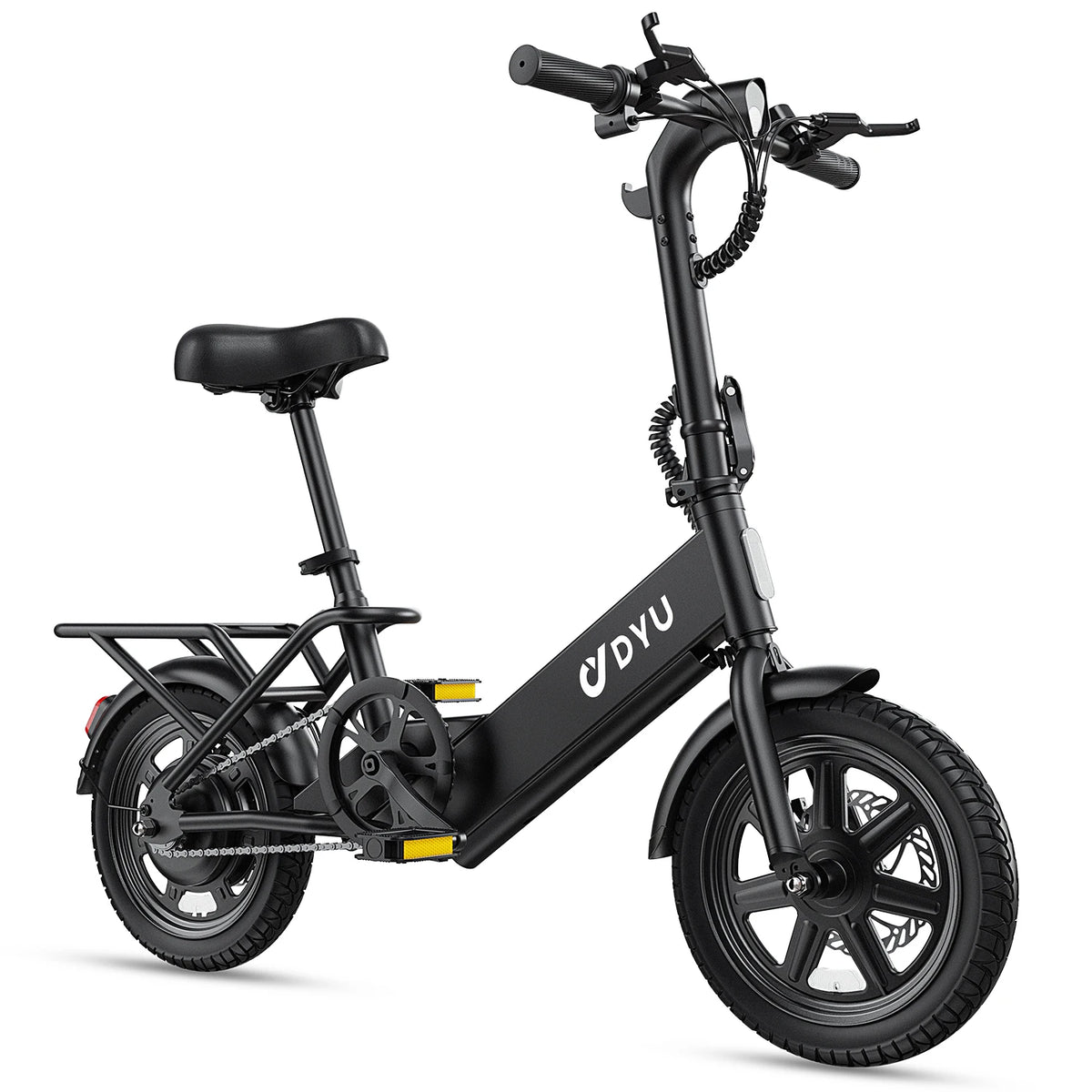 DYU C3 Folding Electric Bicycle Featuring 500W Motor