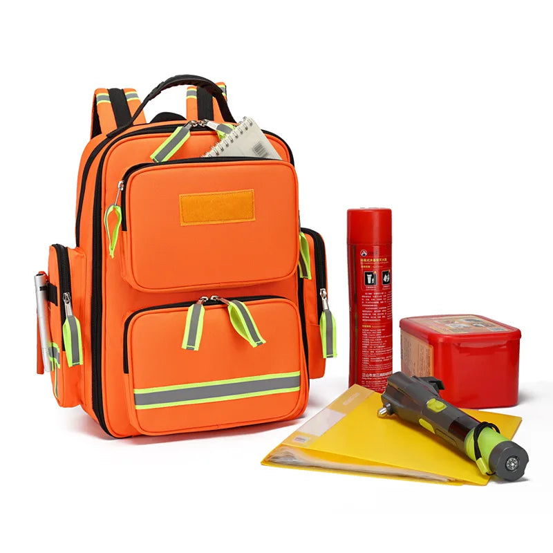Outdoor Medical First Aid Backpack For Camping Survival And Rescue