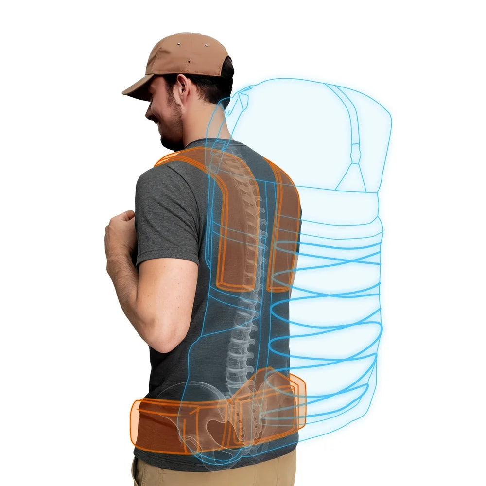 Night Cat Lightweight Internal Frame Hiking Backpack With Cover