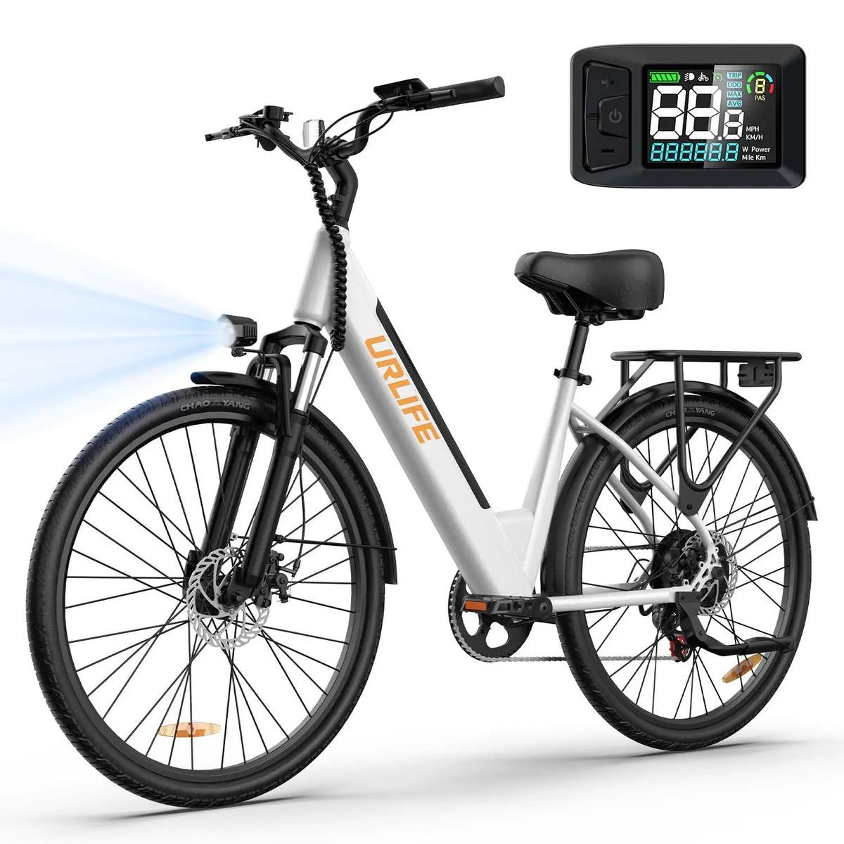 Urlife E26 City Electric Bicycle With 48V Removable Battery