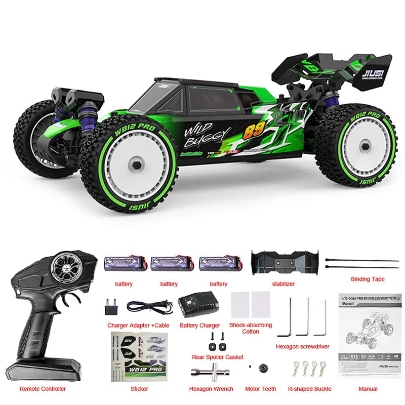 JIUSI WB12 Pro Brushless 4WD Off Road Remote Control Car