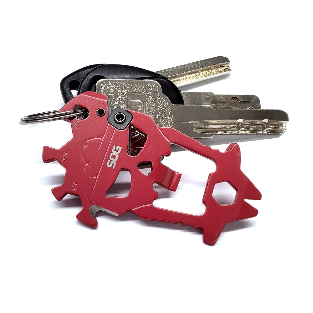 SOG Macv Pocket Multi Tool Stainless Steel Keychain Gadget