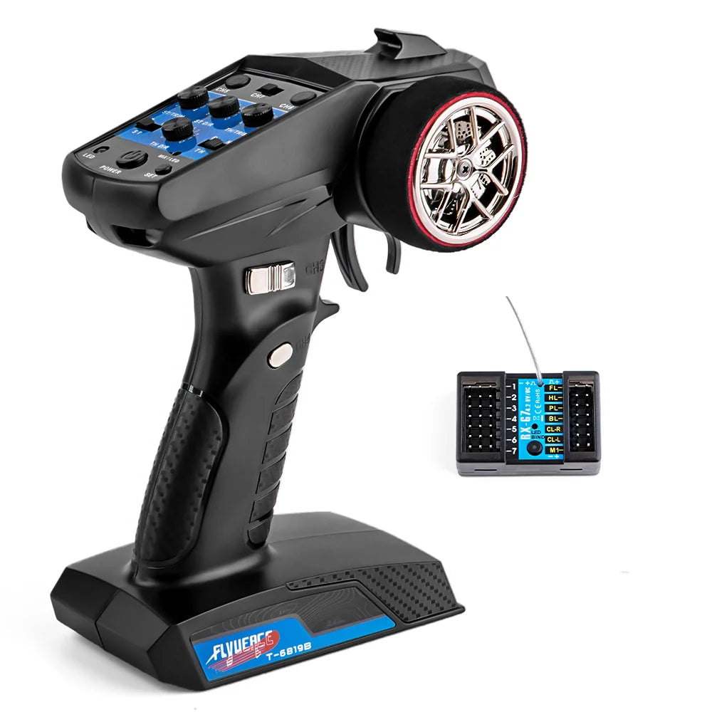 Flyueace 7 Channel RC Transmitter With 2.4GHz Radio Receiver