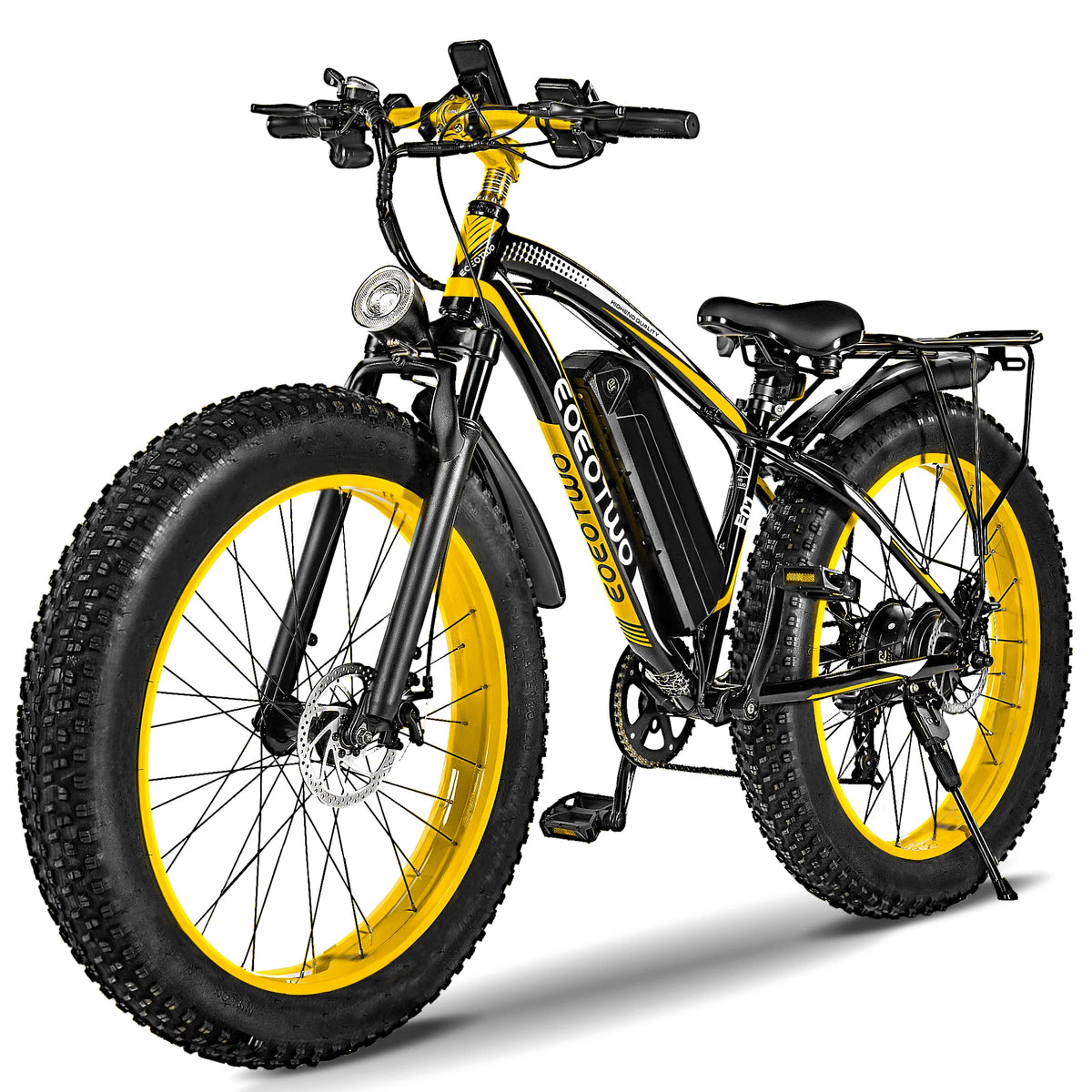 EOEOTWO 1000W Adult Fat Tire Electric Bike 48V Battery