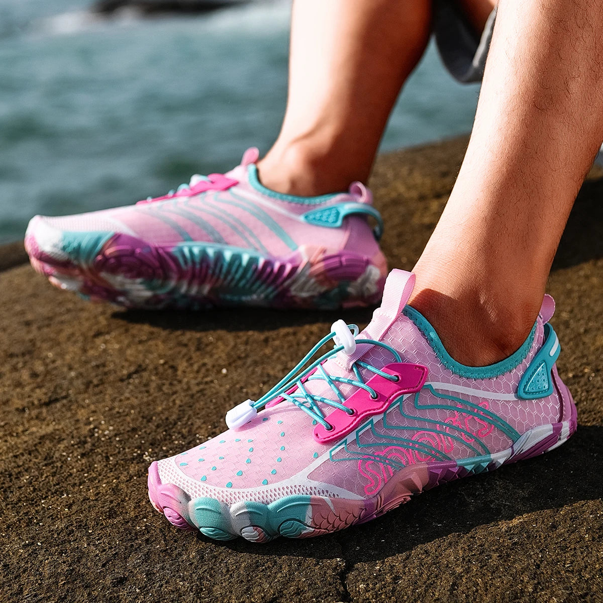 Lightweight Quick Dry Barefoot Water Shoes For Beach