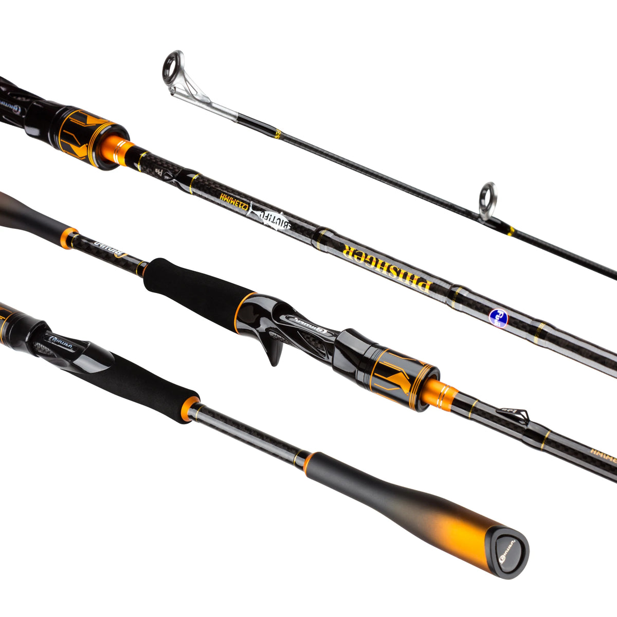 BIUTIFU Fast Action Carbon Lure Fishing Rod Spinning Surf Rod