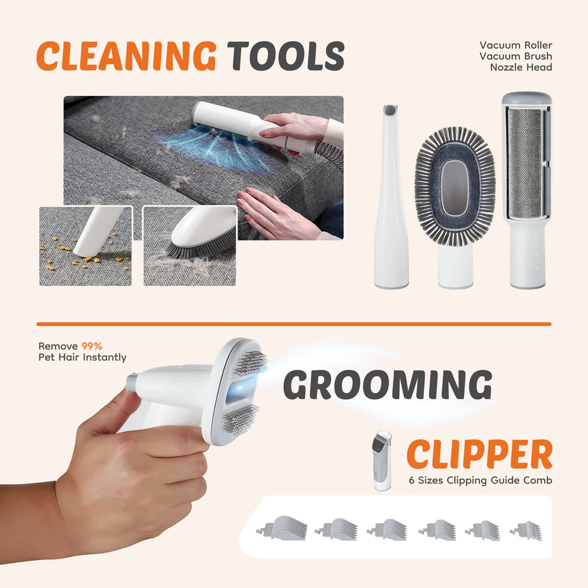 Professional Electric Pet Grooming Clipper For Dogs And Cats