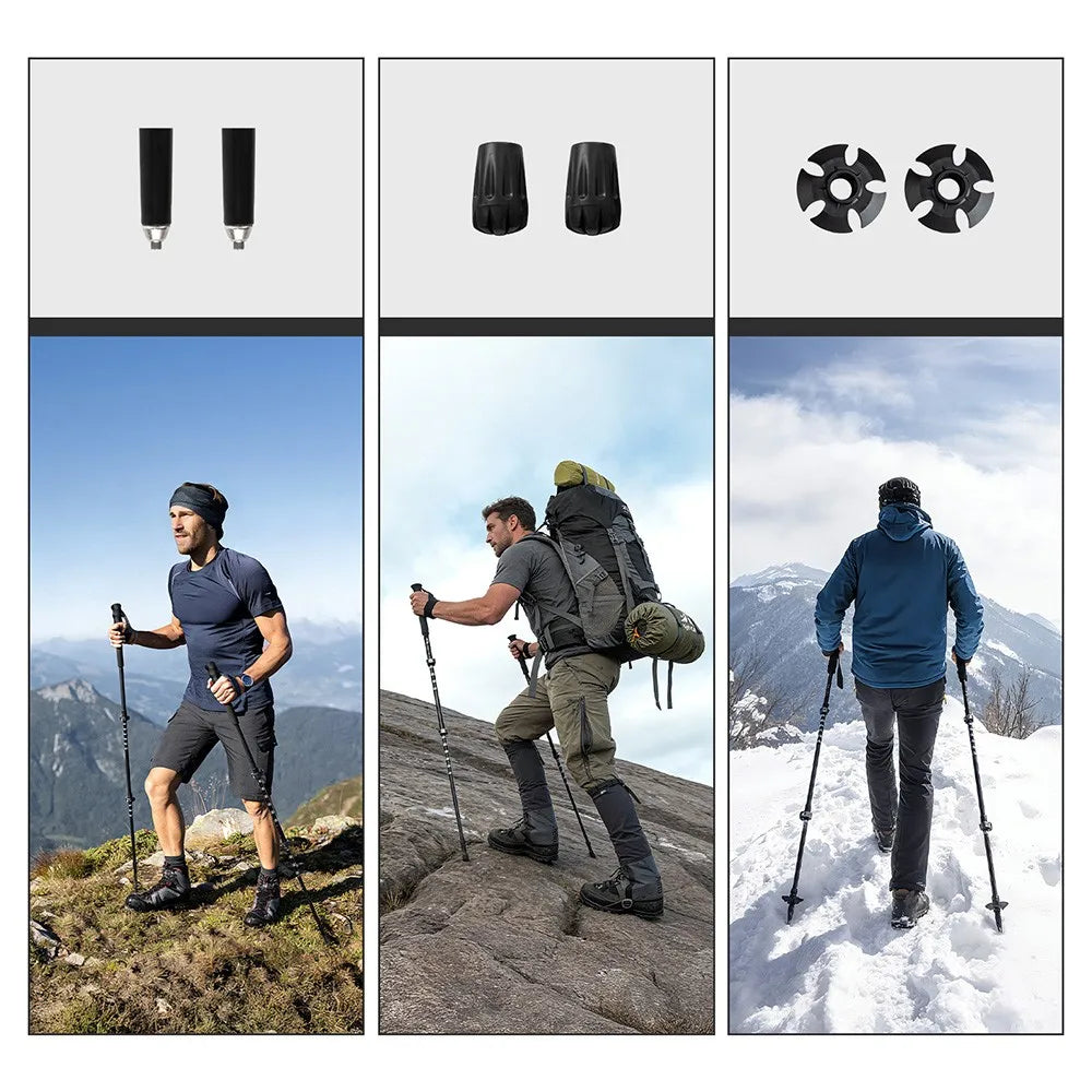 Night Cat Collapsible Trekking Pole For Hiking And Climbing