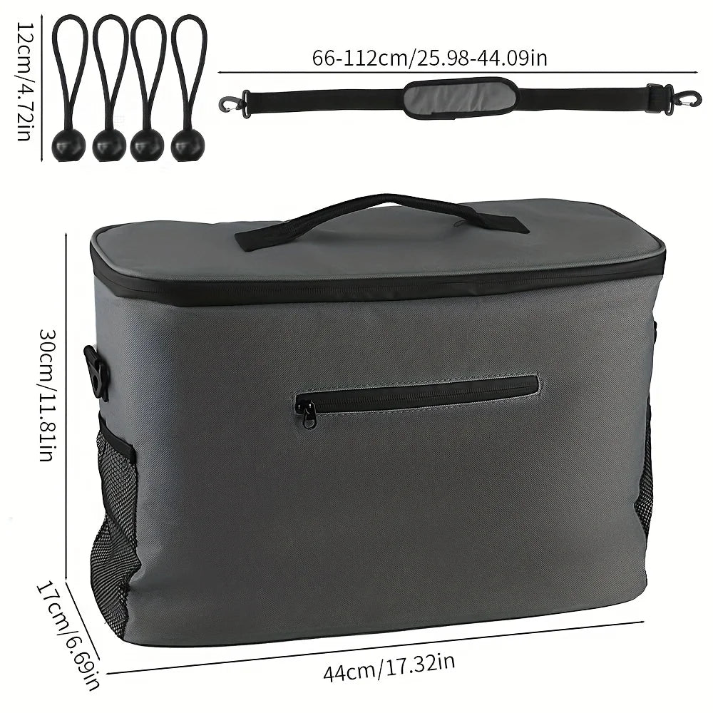 Insulated Kayak Seat Back Cooler Bag For Fishing And Travel