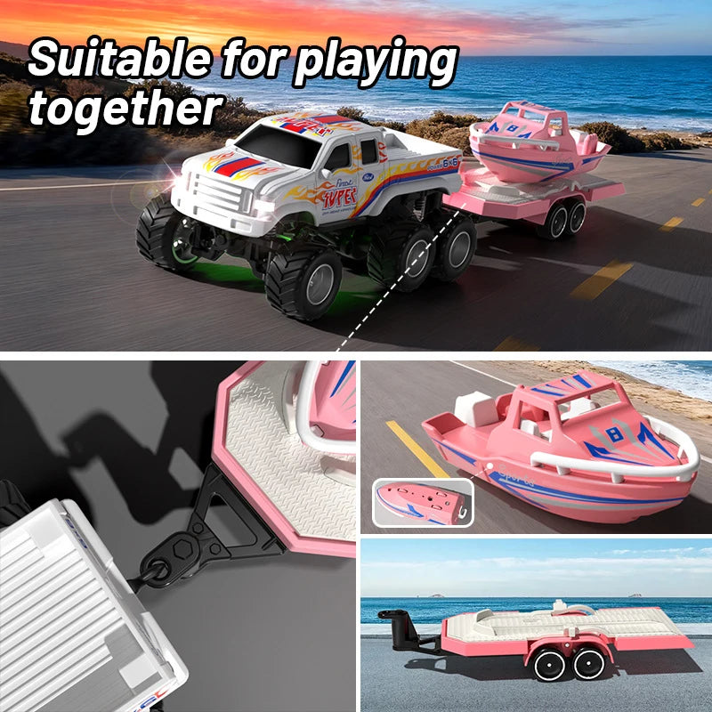 Conusea RC Alloy Offroad Pickup Truck With Built In Lights