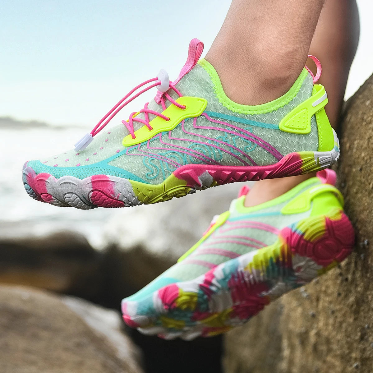 Lightweight Quick Dry Barefoot Water Shoes For Beach