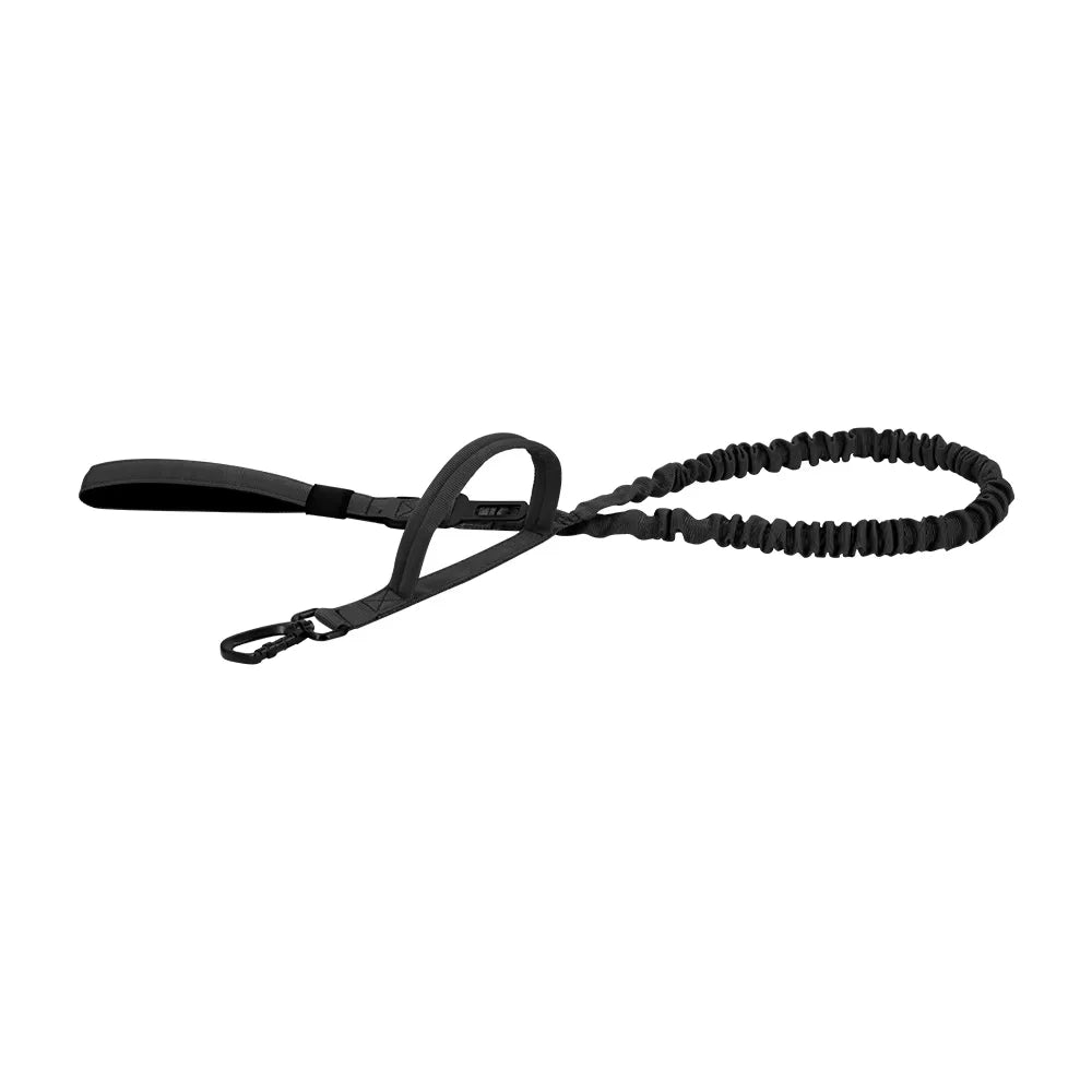 Petavel Adjustable Double Handle Nylon Dog Leash Quick Release Clip