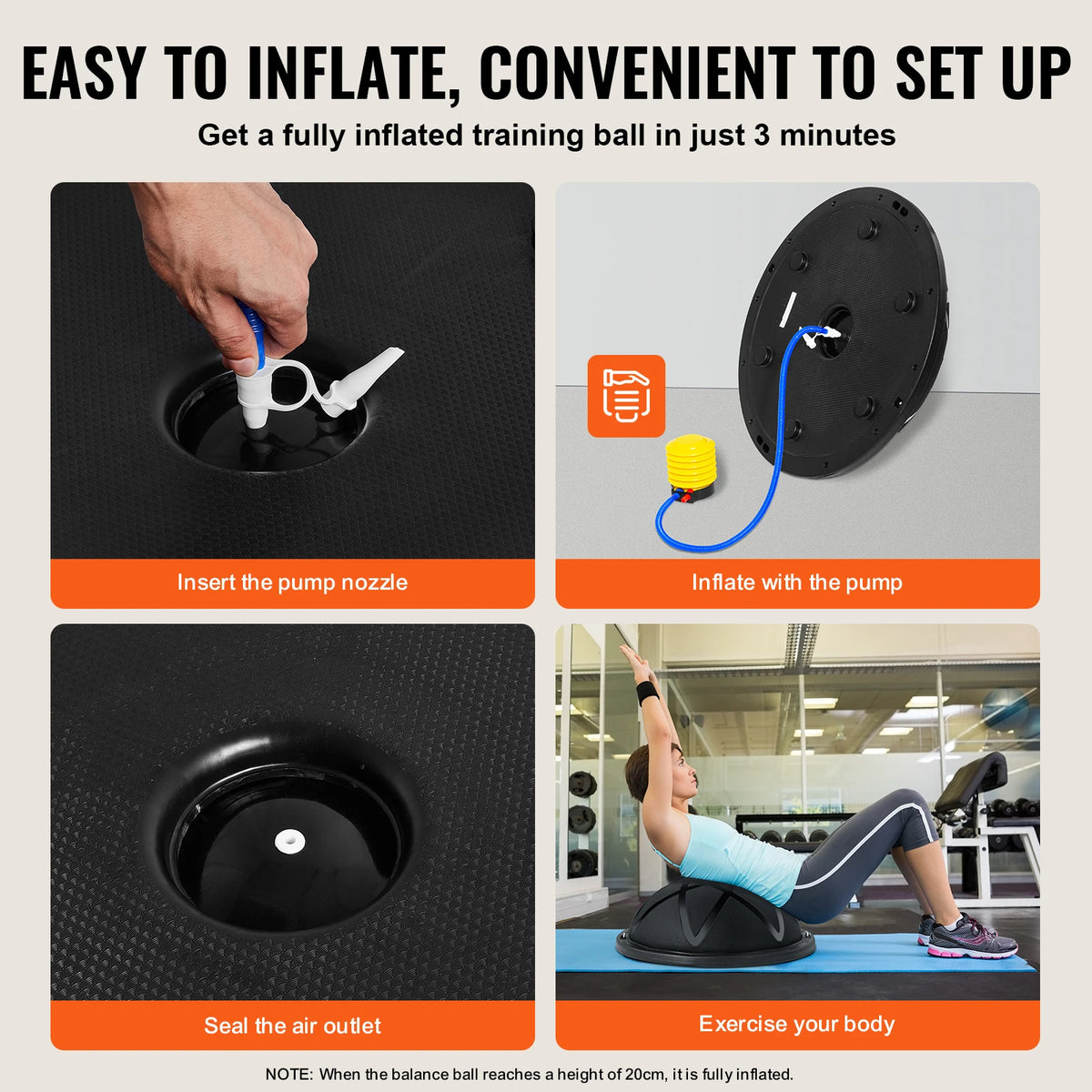 Professional Half Balance Exercise Trainer For Home Fitness