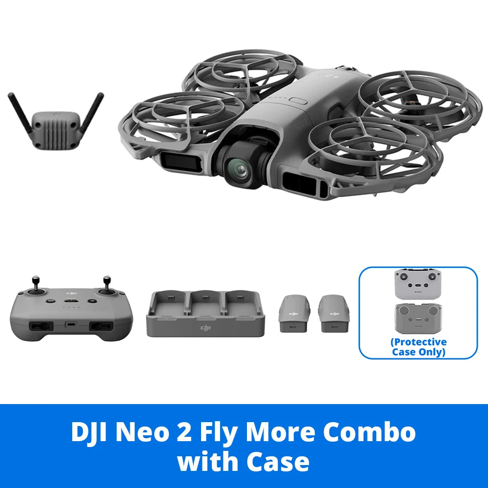 DJI Neo 2 Fly More Combo 4K Camera Drone Reliable Autonomous Tracking