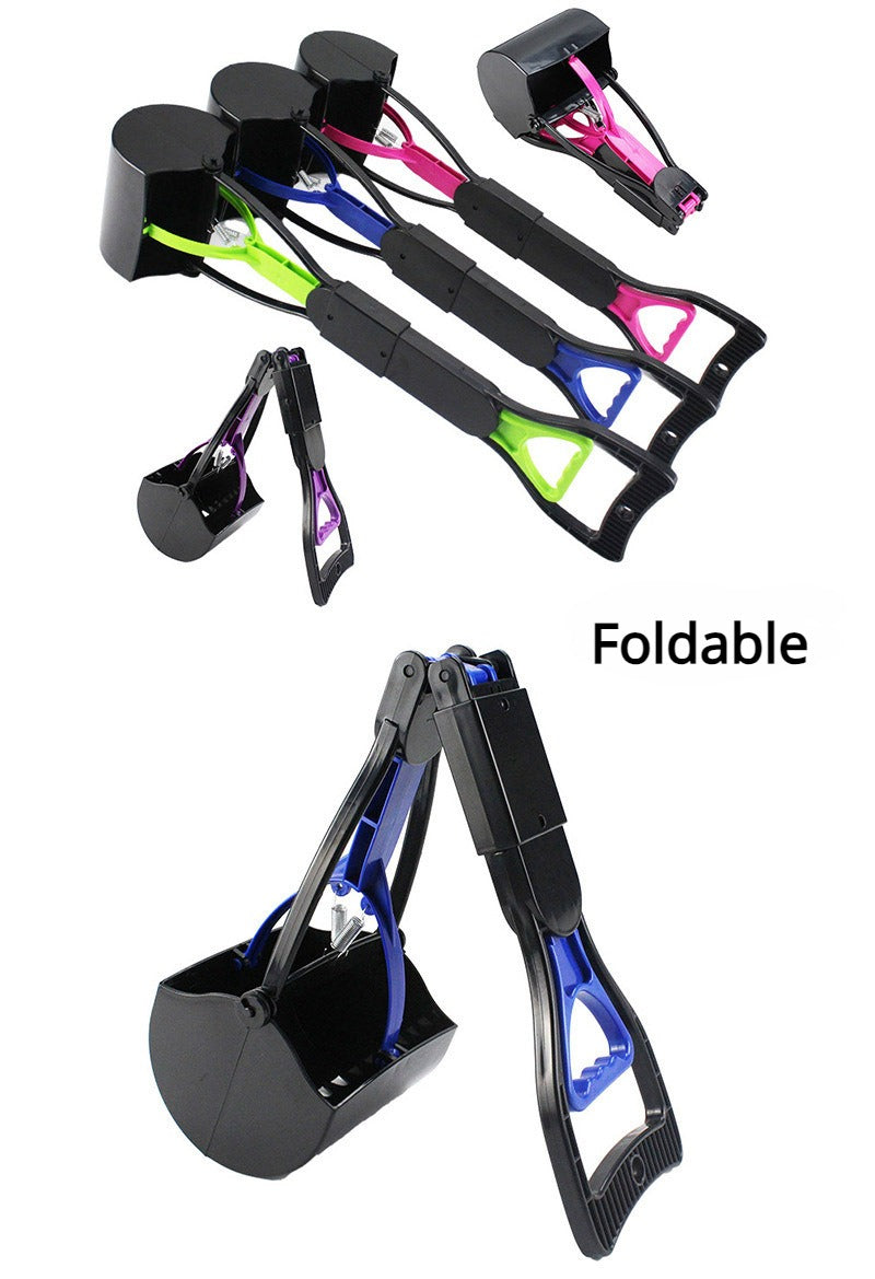 Feces Collector Foldable Shovel Excrement Collector Outdoor Dog Walking Clip Stool Apparatus Feces Cleaning Tool Pet Products