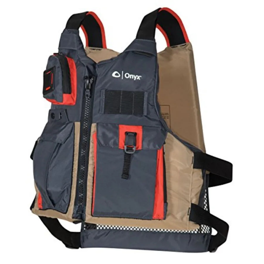 Kayak Fishing Life Jacket USCGA Approved High Back Adjustable Straps