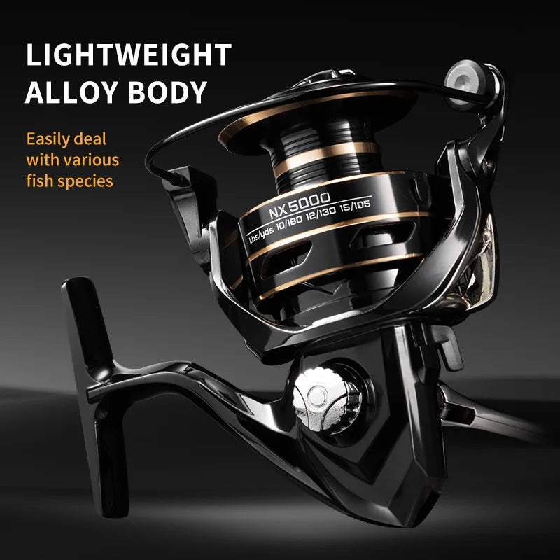 J Barzillai Reliable Spinning Fishing Reel Featuring Sturdy Metal Cup
