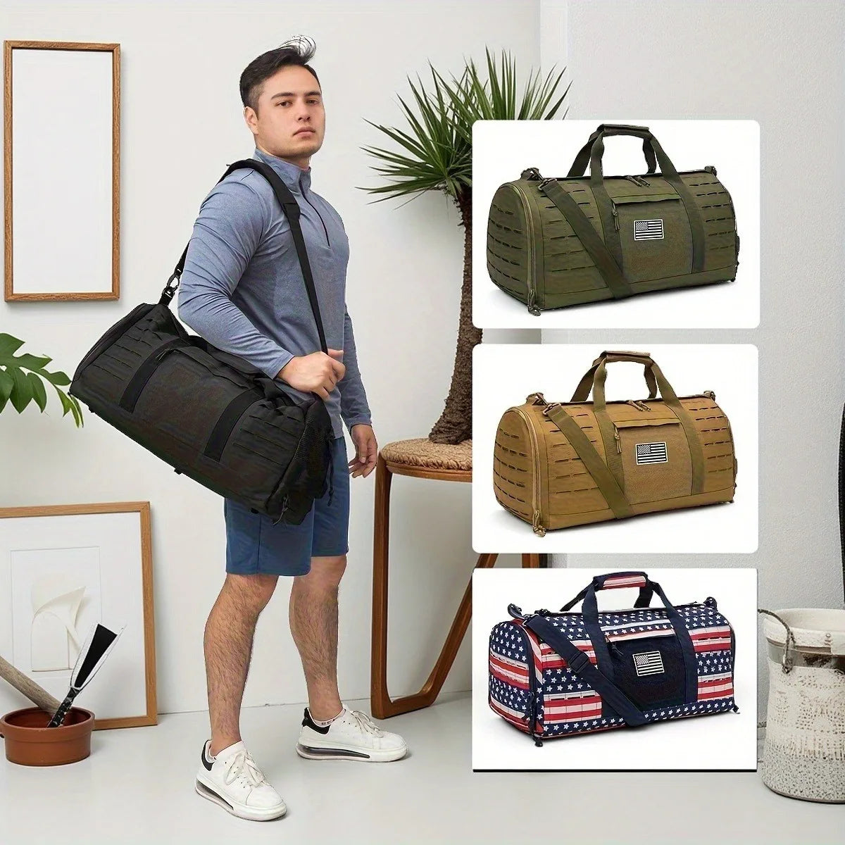 ReFire Gear Lightweight Travel Duffle Bag For Sports Training