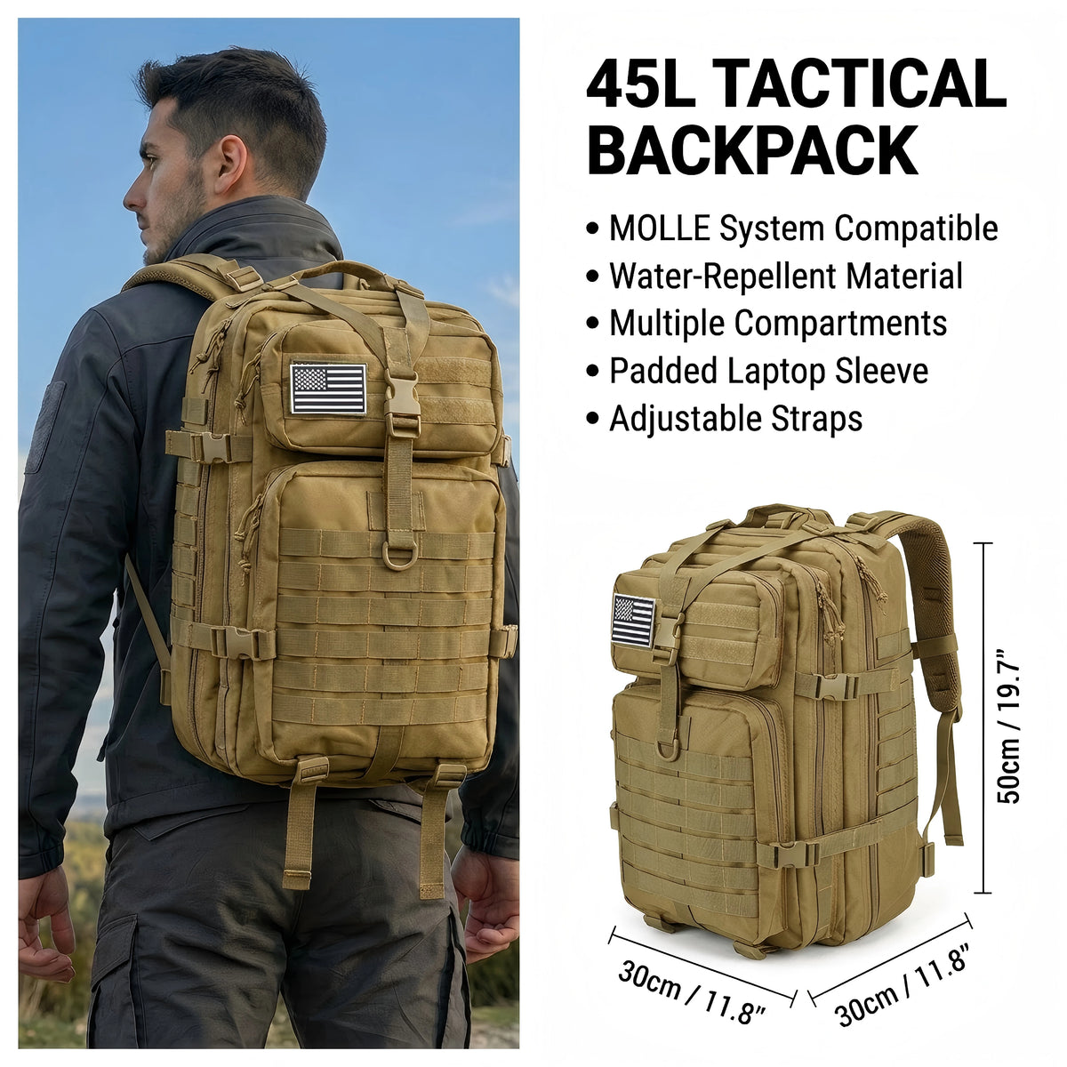 ReFire Gear Tactical Hiking Backpack For Outdoor Exploration
