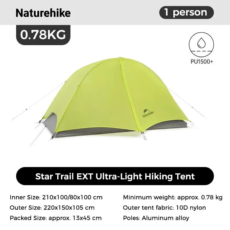 Naturehike Star Trail EXT Ultralight Double Wall Camping Tent