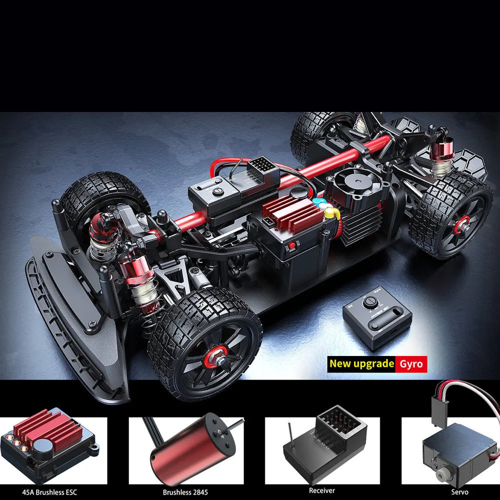 Jyscend Brushless 4WD Offroad Remote Control High Speed Electric Racer