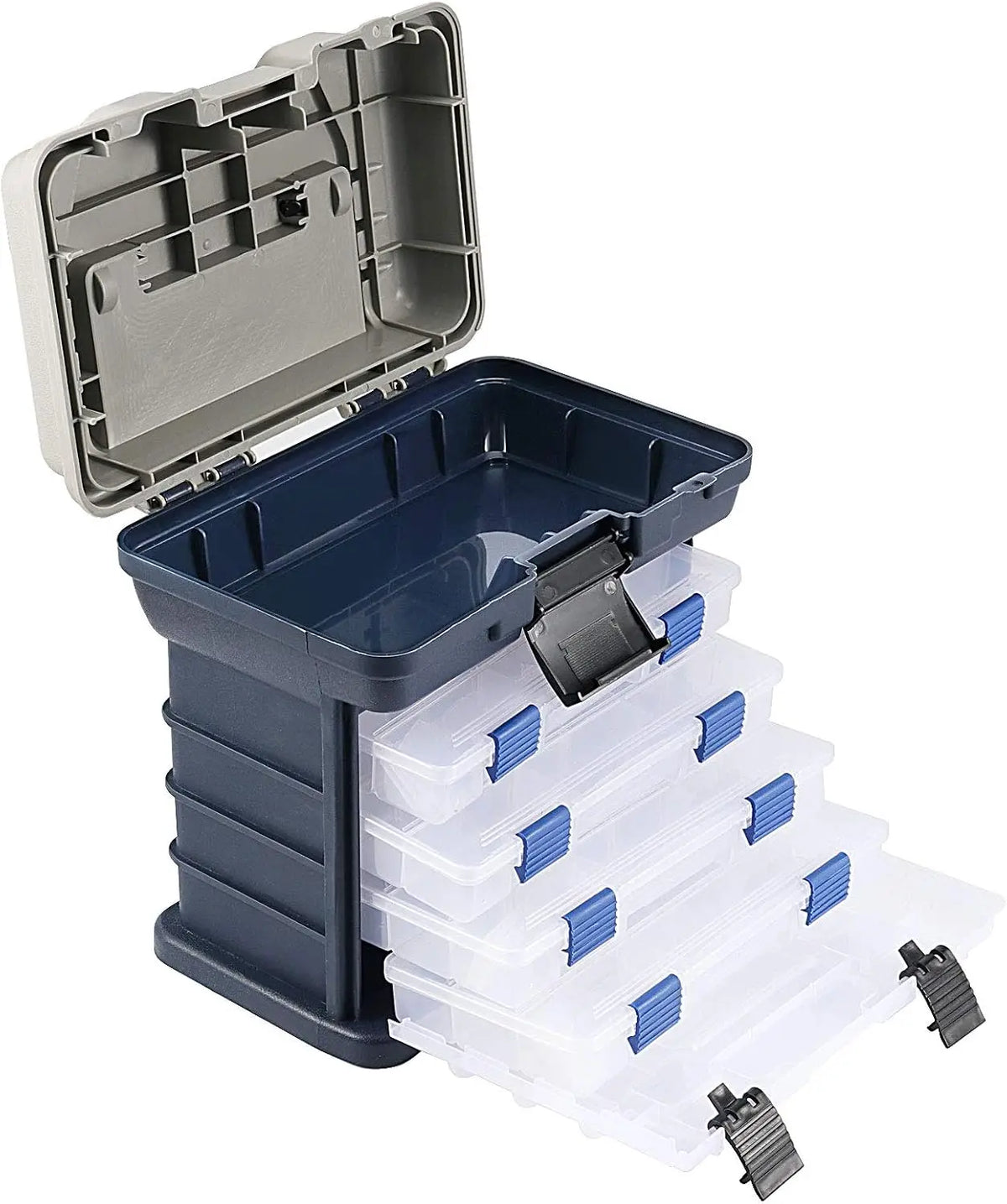 Zoe Multifunctional Fishing Tackle Box Kit With Pliers