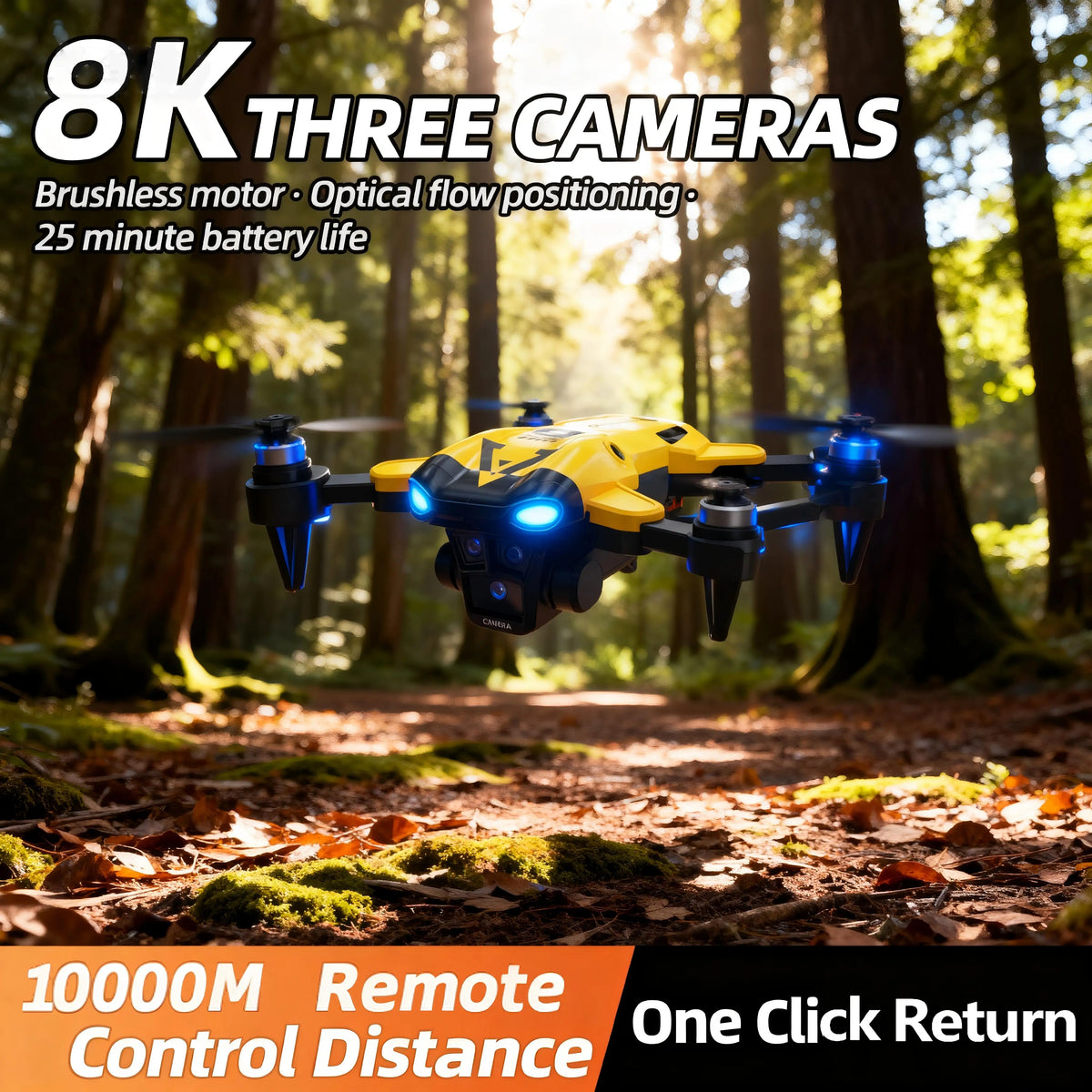 B9 Pro Foldable Quadcopter With Dual HD Camera WiFi FPV