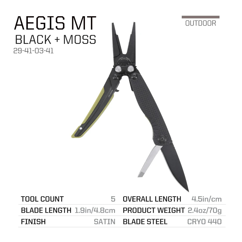 SOG Aegis MT Mini Tactical Multi Tool Pliers Portable EDC