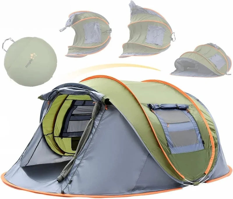 Maple99 4 Person Easy Pop Up Waterproof Camping Tent
