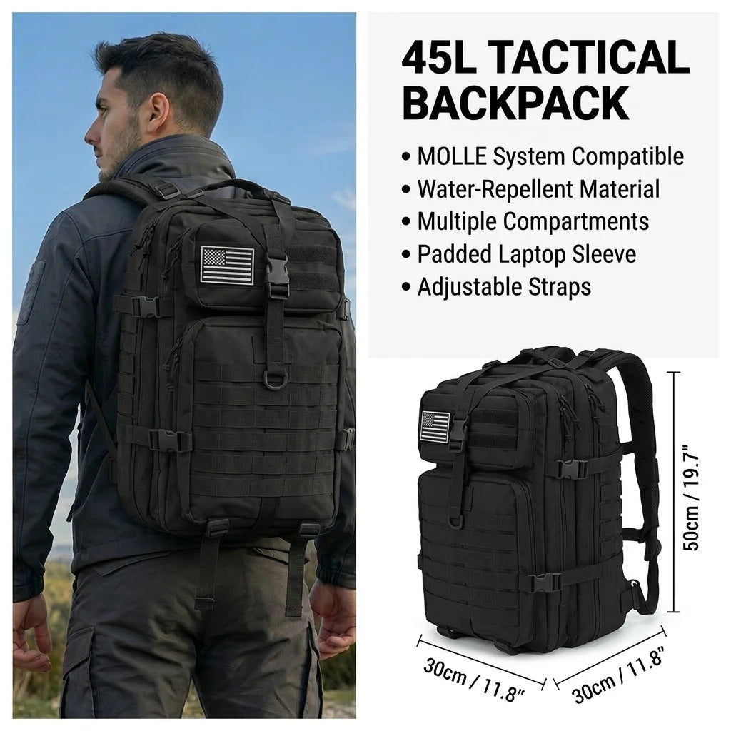 ReFire Gear Tactical Hiking Backpack For Outdoor Exploration