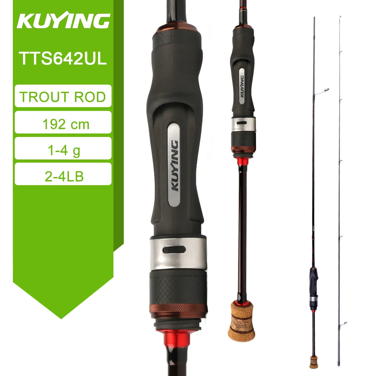 Kuying Teton Carbon Spinning Casting Lure Fishing Rod