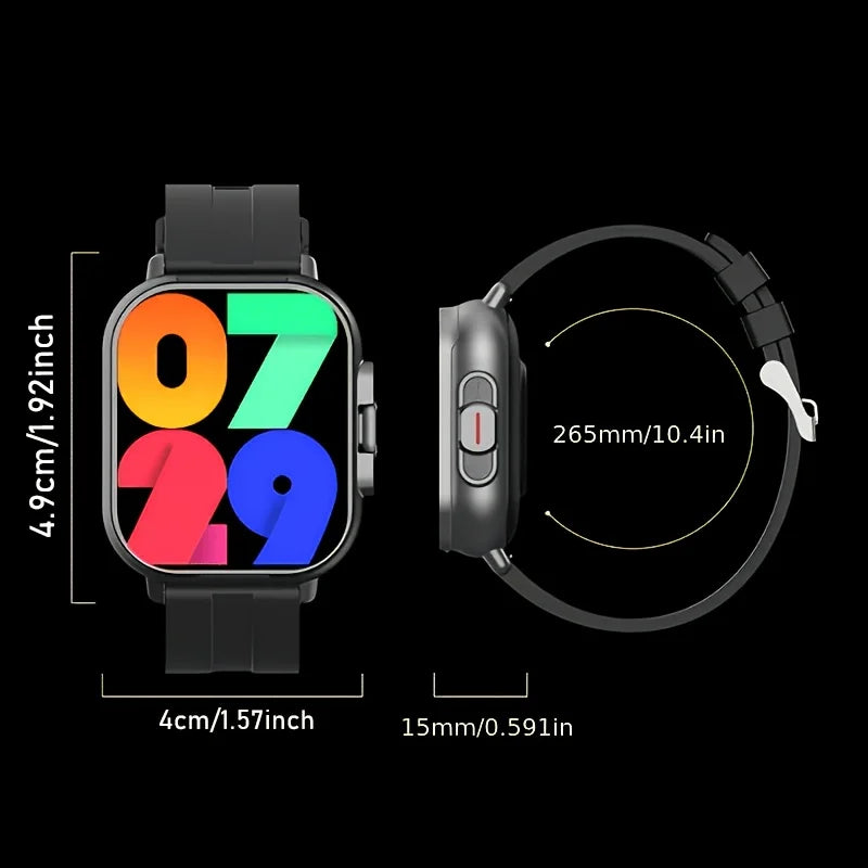 Erun Smart Watch With Bluetooth Earphone And Fitness Tracking