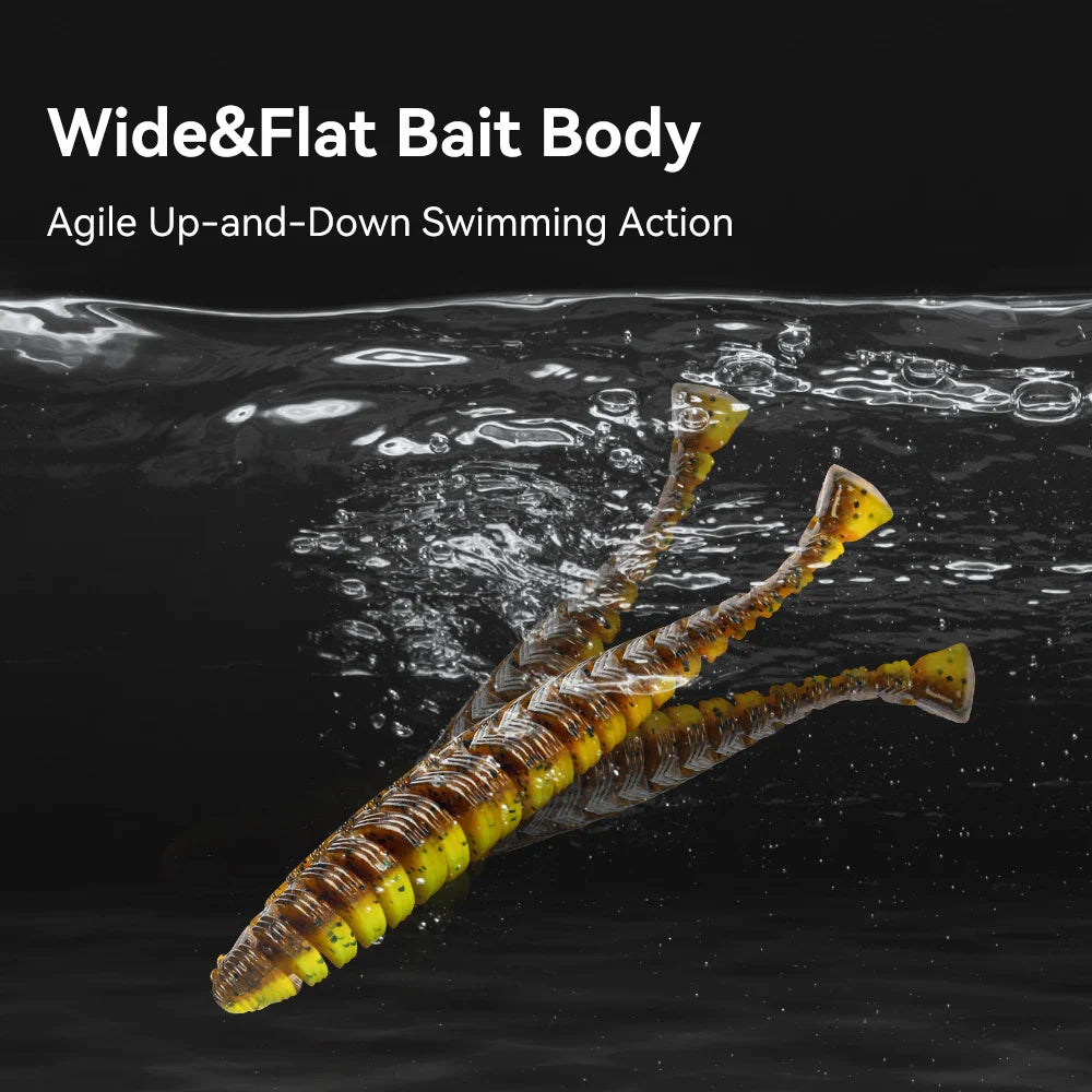 Kingdom Soft Shad Swimbait Lure For Pike And Bass Fishing