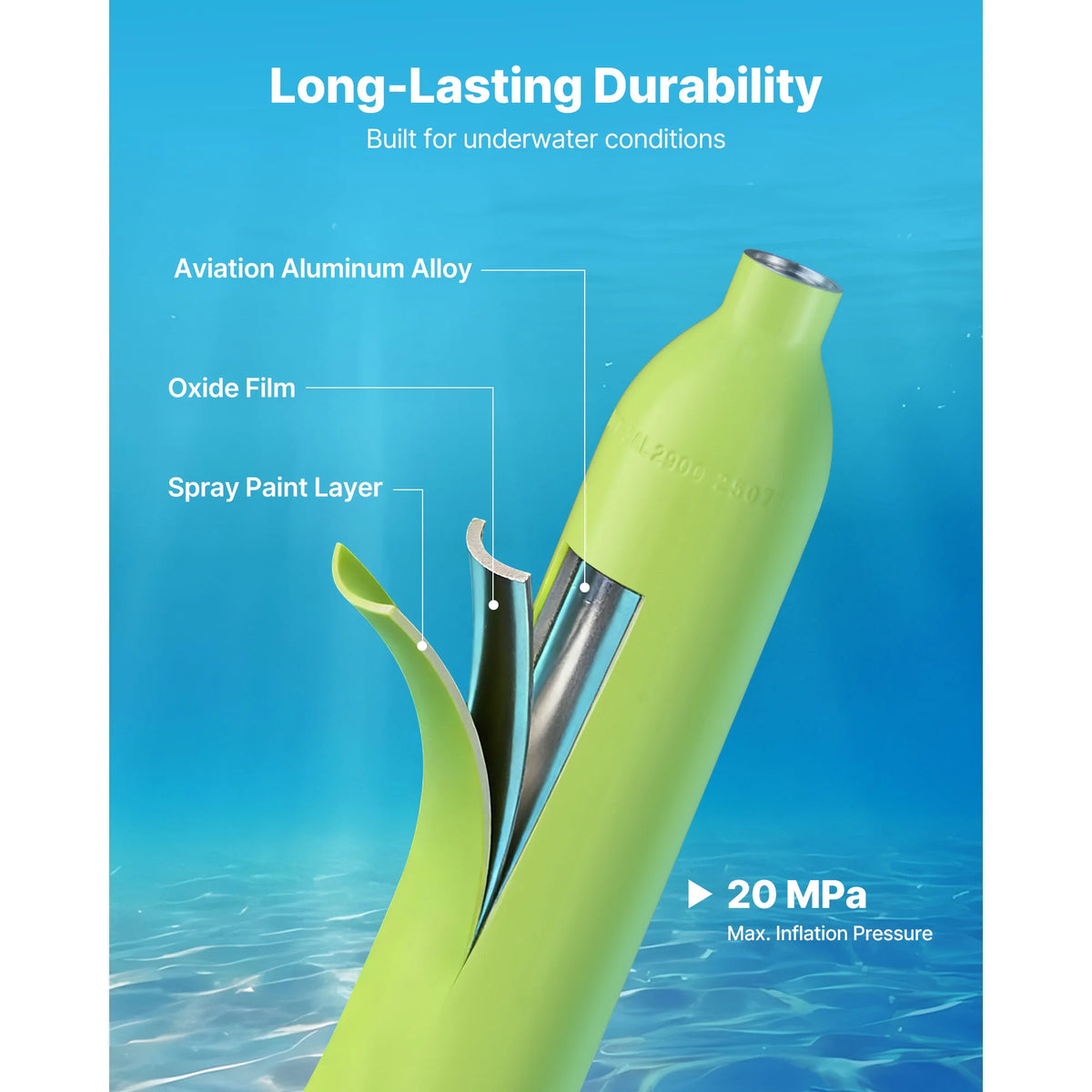 Portable Mini Scuba Tank For Snorkeling And Emergency Rescue