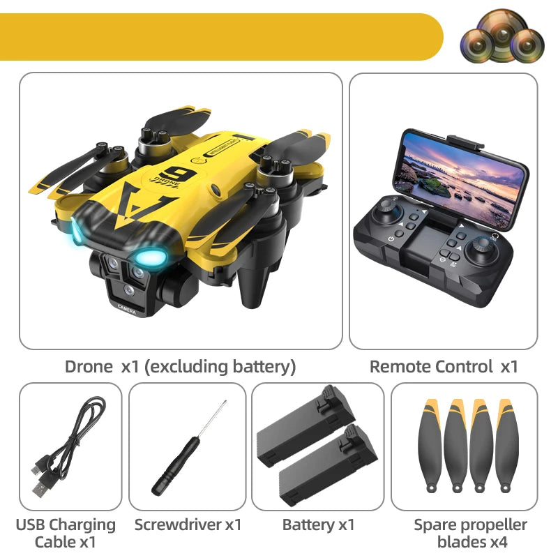 B9 Pro Foldable Quadcopter With Dual HD Camera WiFi FPV
