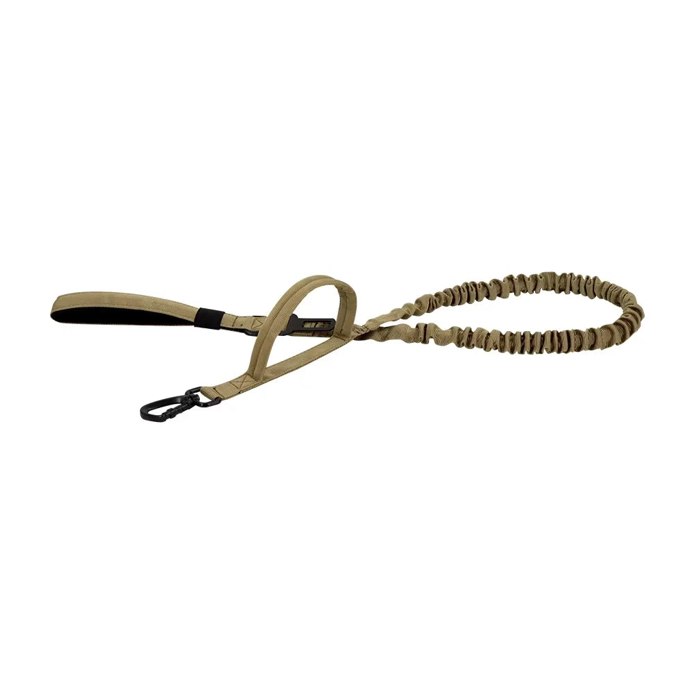 Petavel Adjustable Double Handle Nylon Dog Leash Quick Release Clip