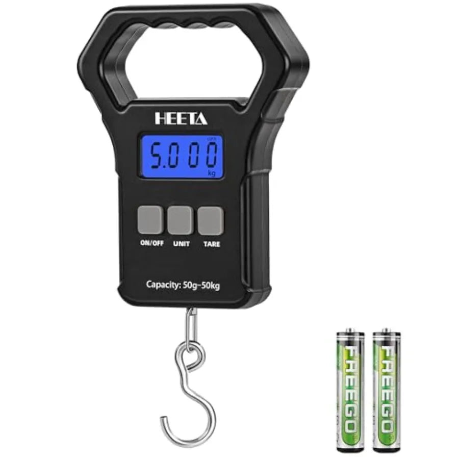 Digital Portable Fishing Weight Scale With Hook And Display