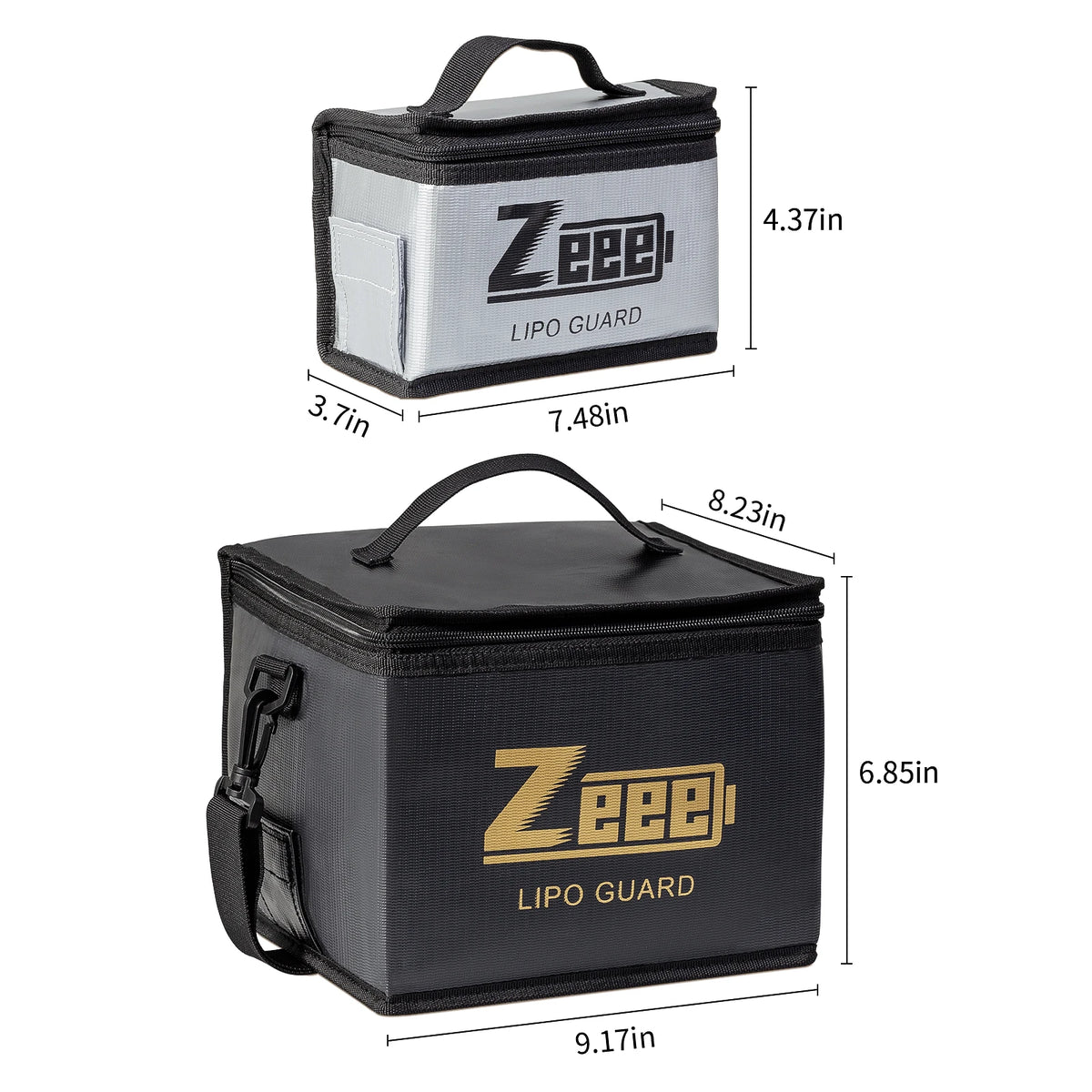 Zeee Fireproof Lipo Battery Safety Storage Bag For Rc Cars