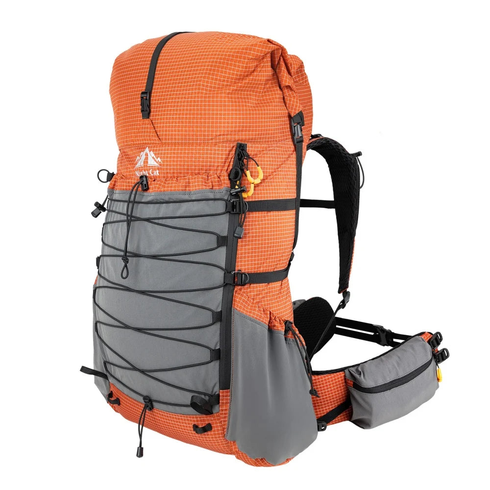 Night Cat Lightweight Internal Frame Hiking Backpack With Cover