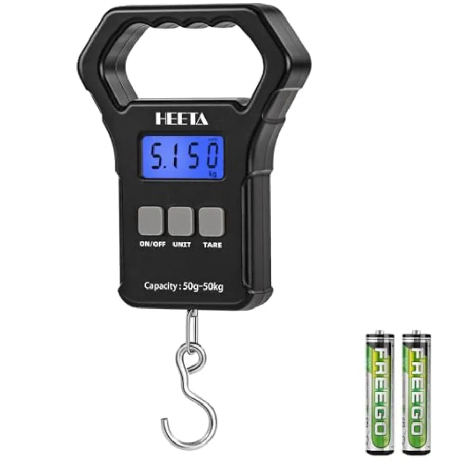 Digital Portable Fishing Weight Scale With Hook And Display
