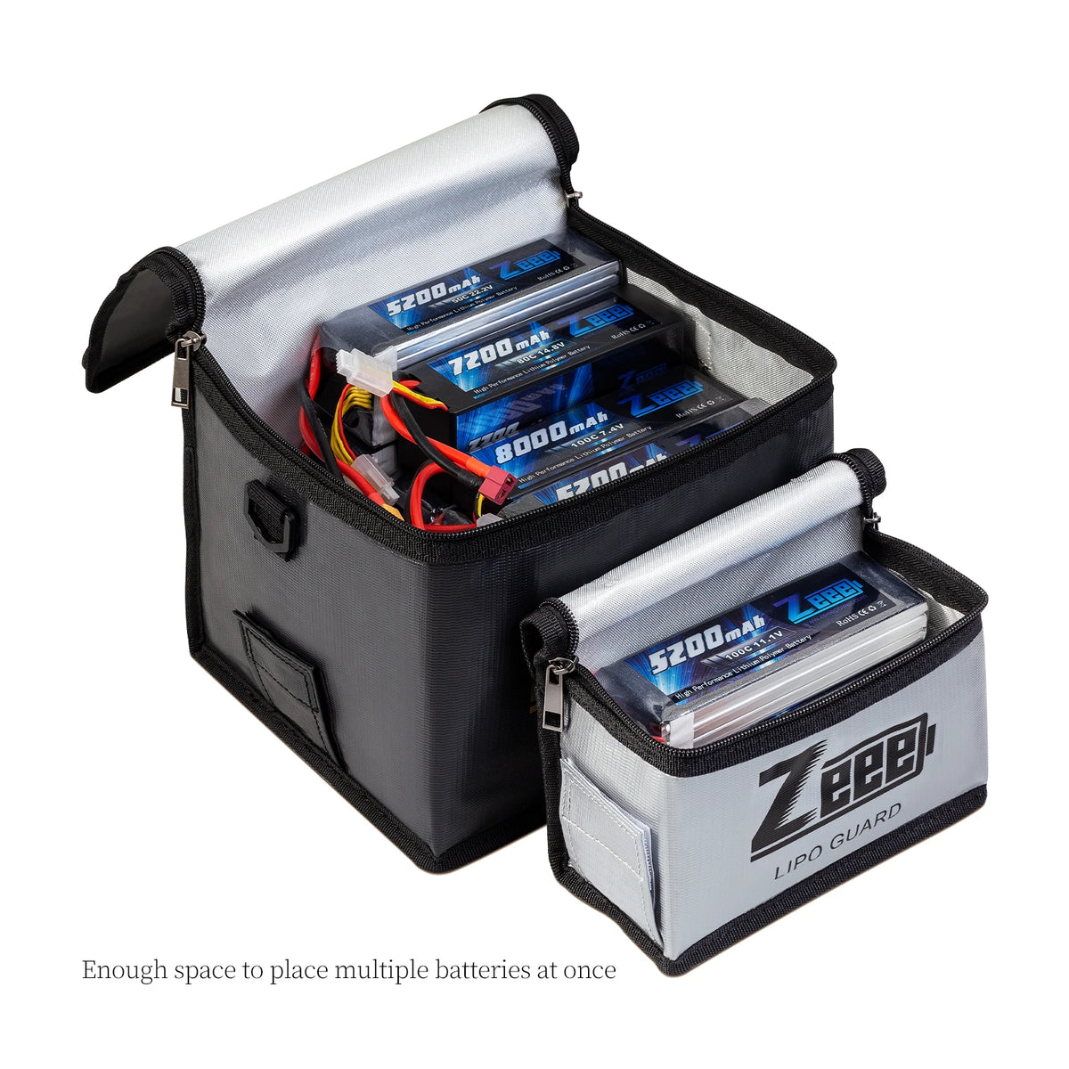 Zeee Fireproof Lipo Battery Safety Storage Bag For Rc Cars