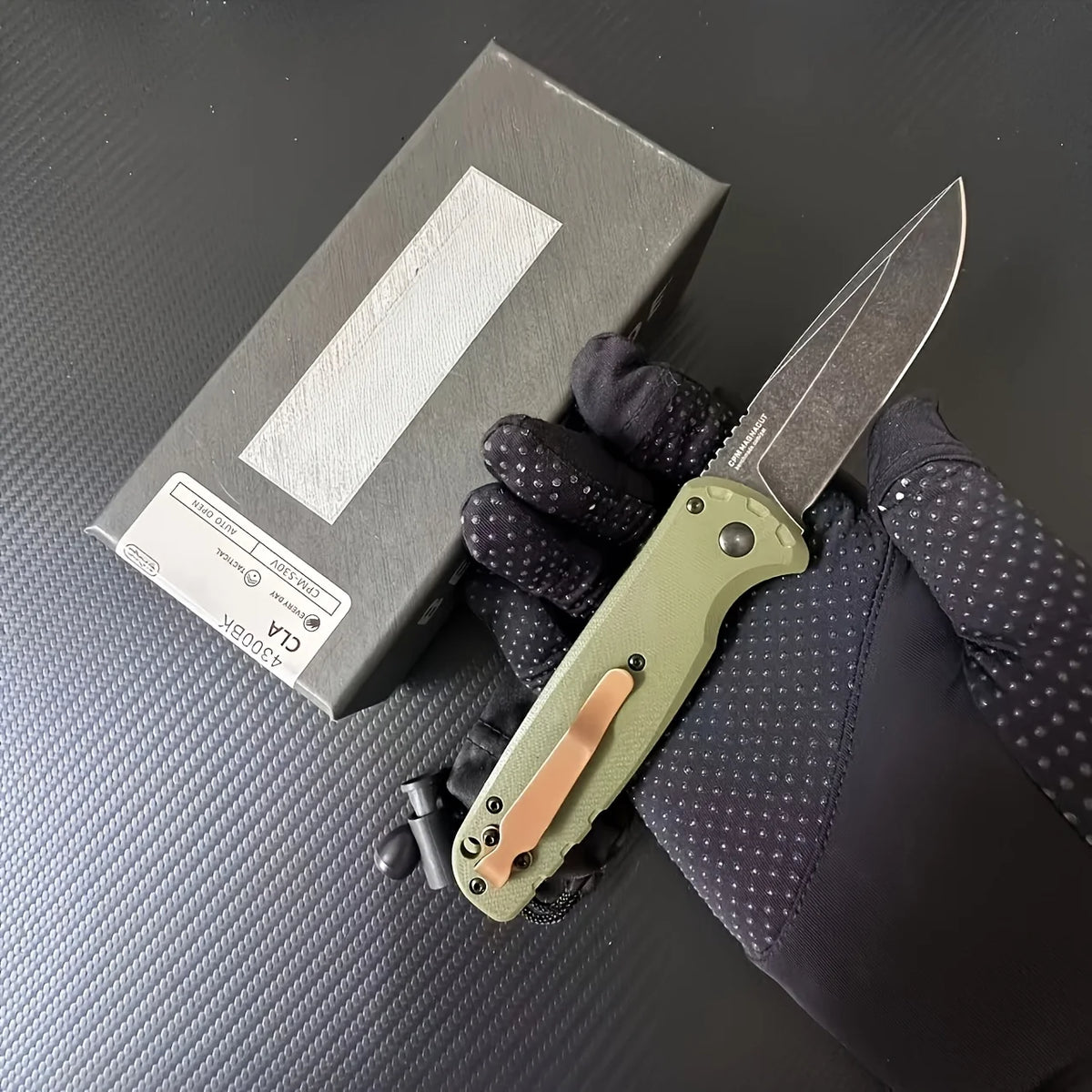 HX Outdoors Tactical Folding Pocket Knife With G10 Handle