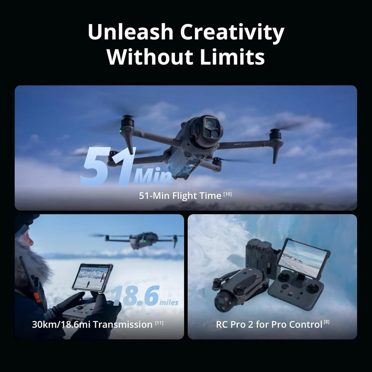 DJI Mavic 4 Pro Professional Drone With Hasselblad Camera System
