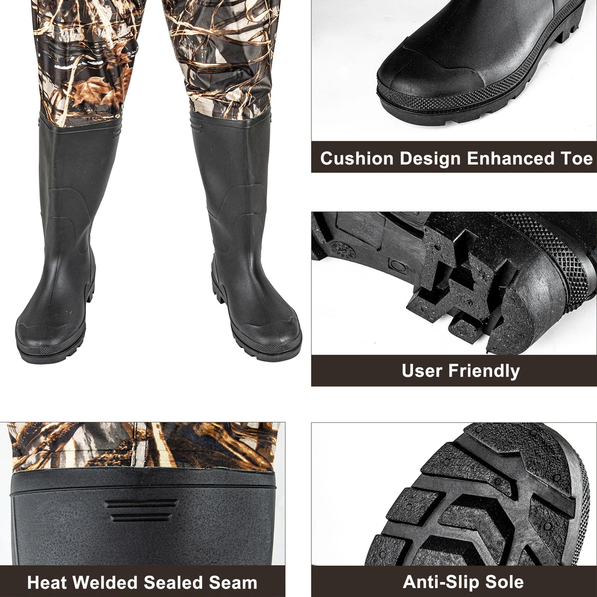 Night Cat Waterproof Breathable Chest Waders For Fishing And Hunting