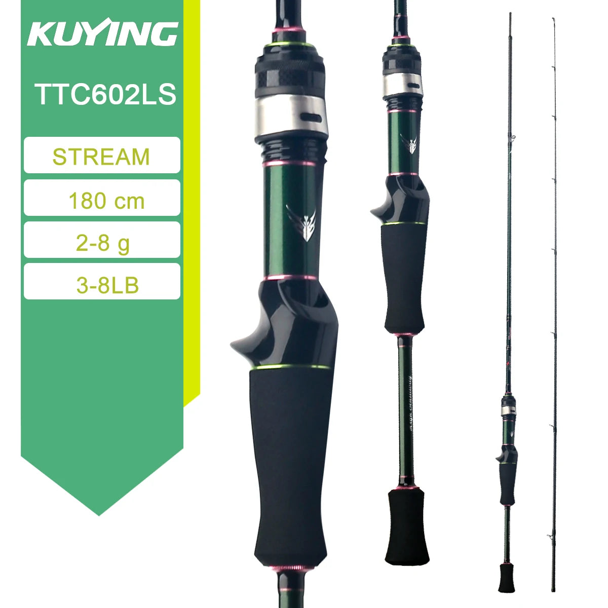 Kuying Teton Carbon Spinning Casting Lure Fishing Rod