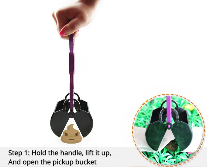 Feces Collector Foldable Shovel Excrement Collector Outdoor Dog Walking Clip Stool Apparatus Feces Cleaning Tool Pet Products